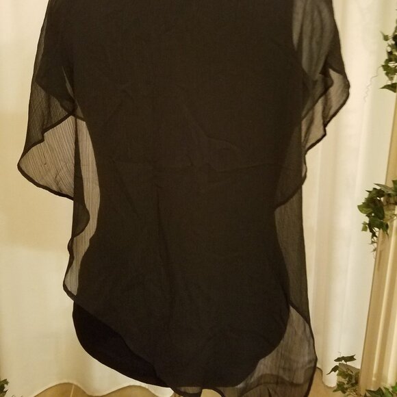 ALYX Black tank with shear overlay and tie neck - Picture 5 of 5